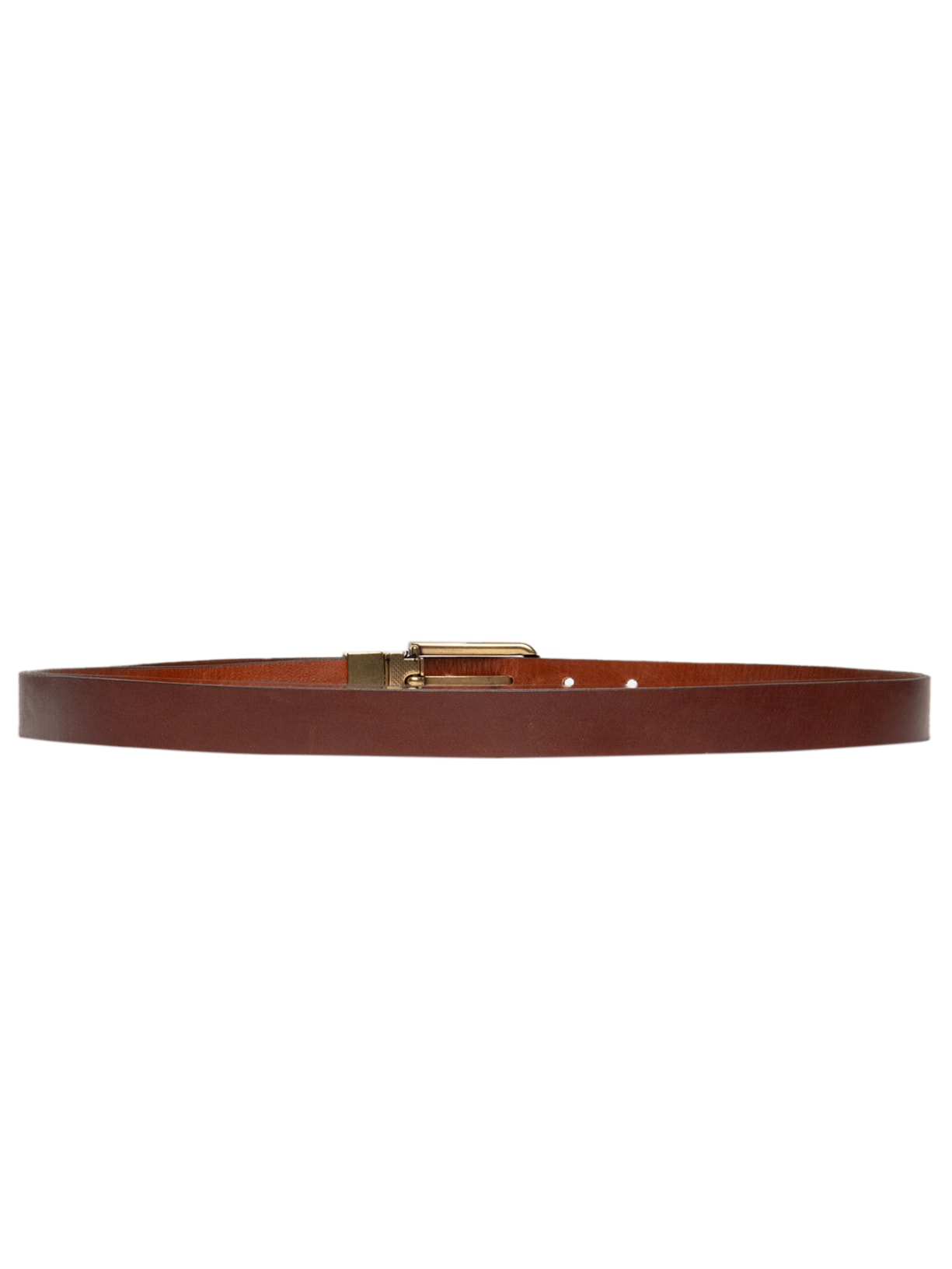 Cinto Feminino De Couro Dupla Face Marrom Animale