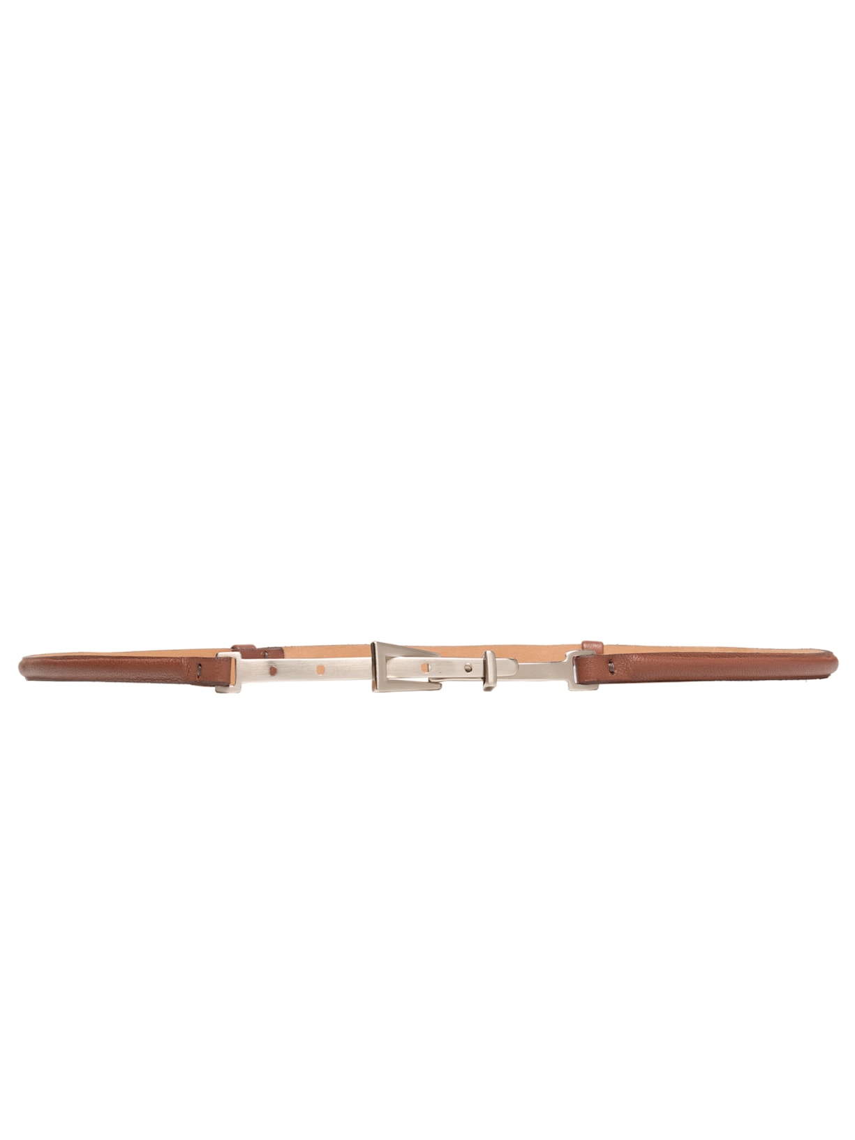 Cinto Feminino De Couro Fino - Marrom