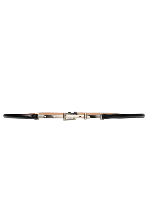 Cinto Feminino De Couro Fino - Preto