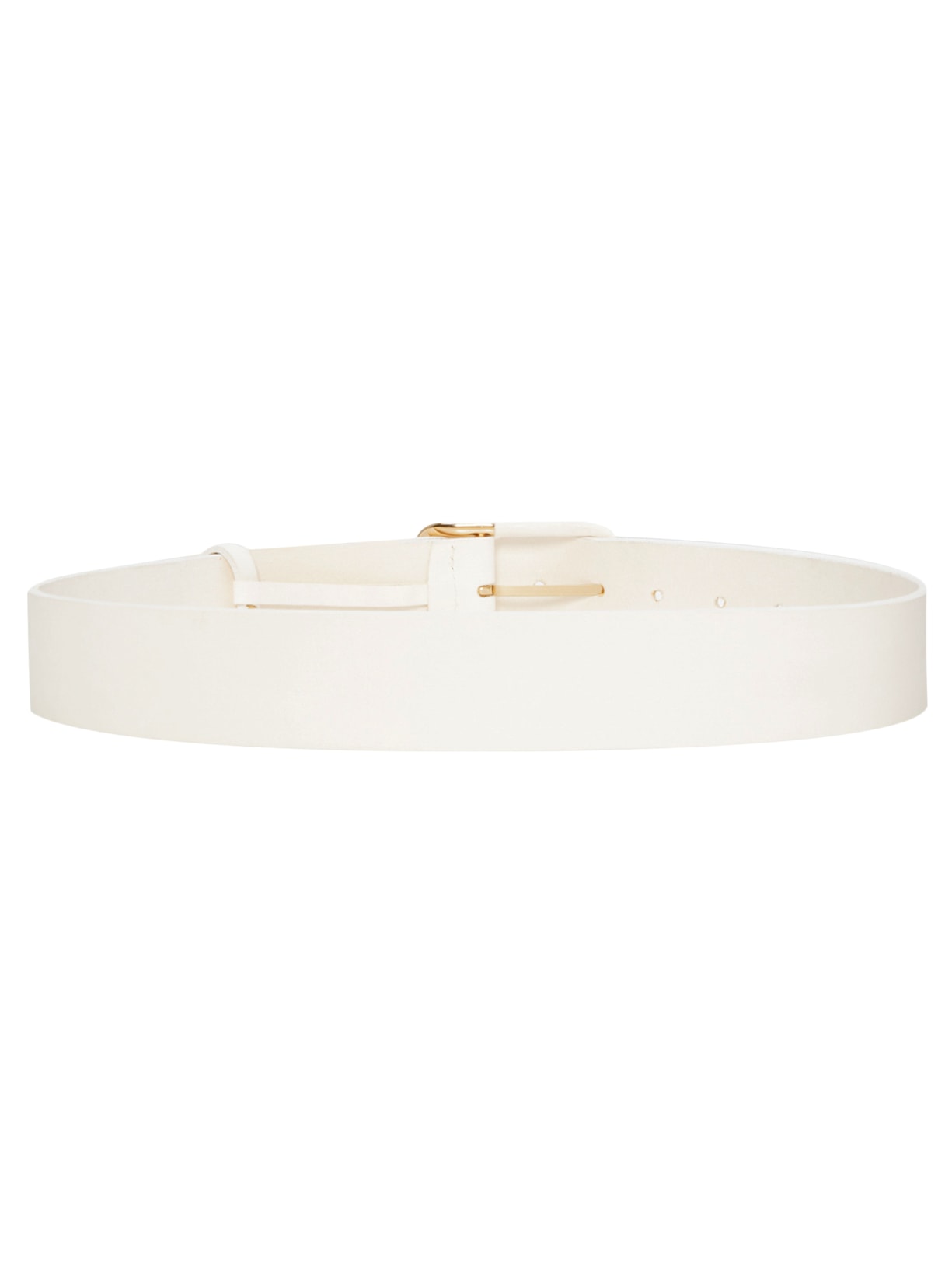 Cinto Feminino De Couro Fivela Metal Forrada Off White Animale