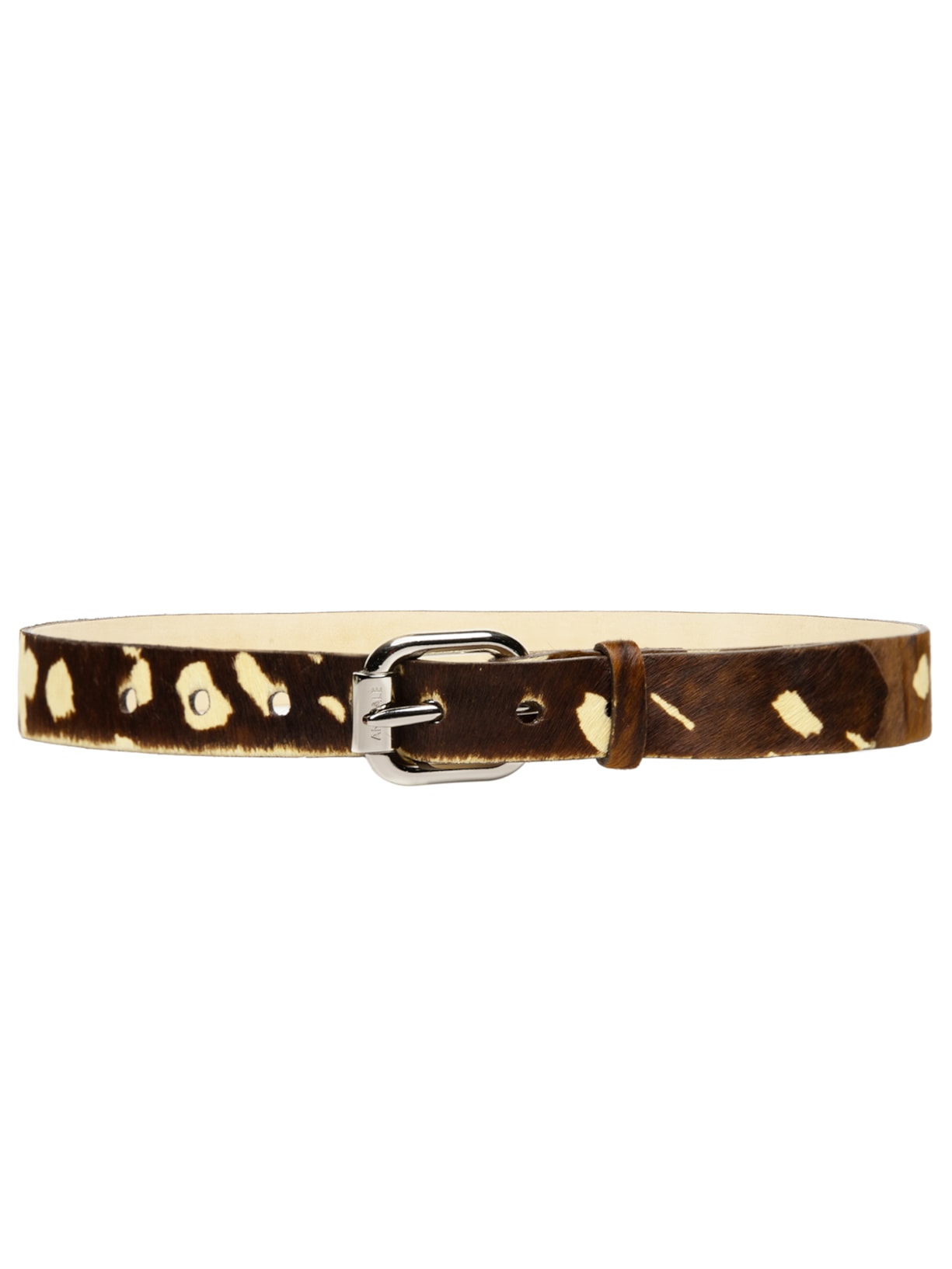 Cinto Feminino De Couro Hiper Bold Fur - Marrom
