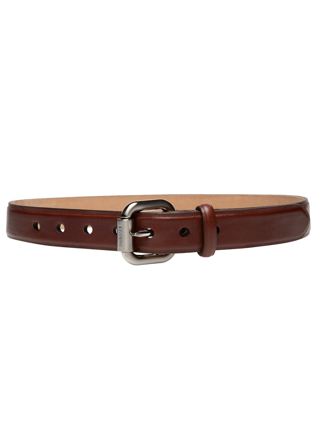Cinto Feminino De Couro Hiper  Bold Marrom Animale