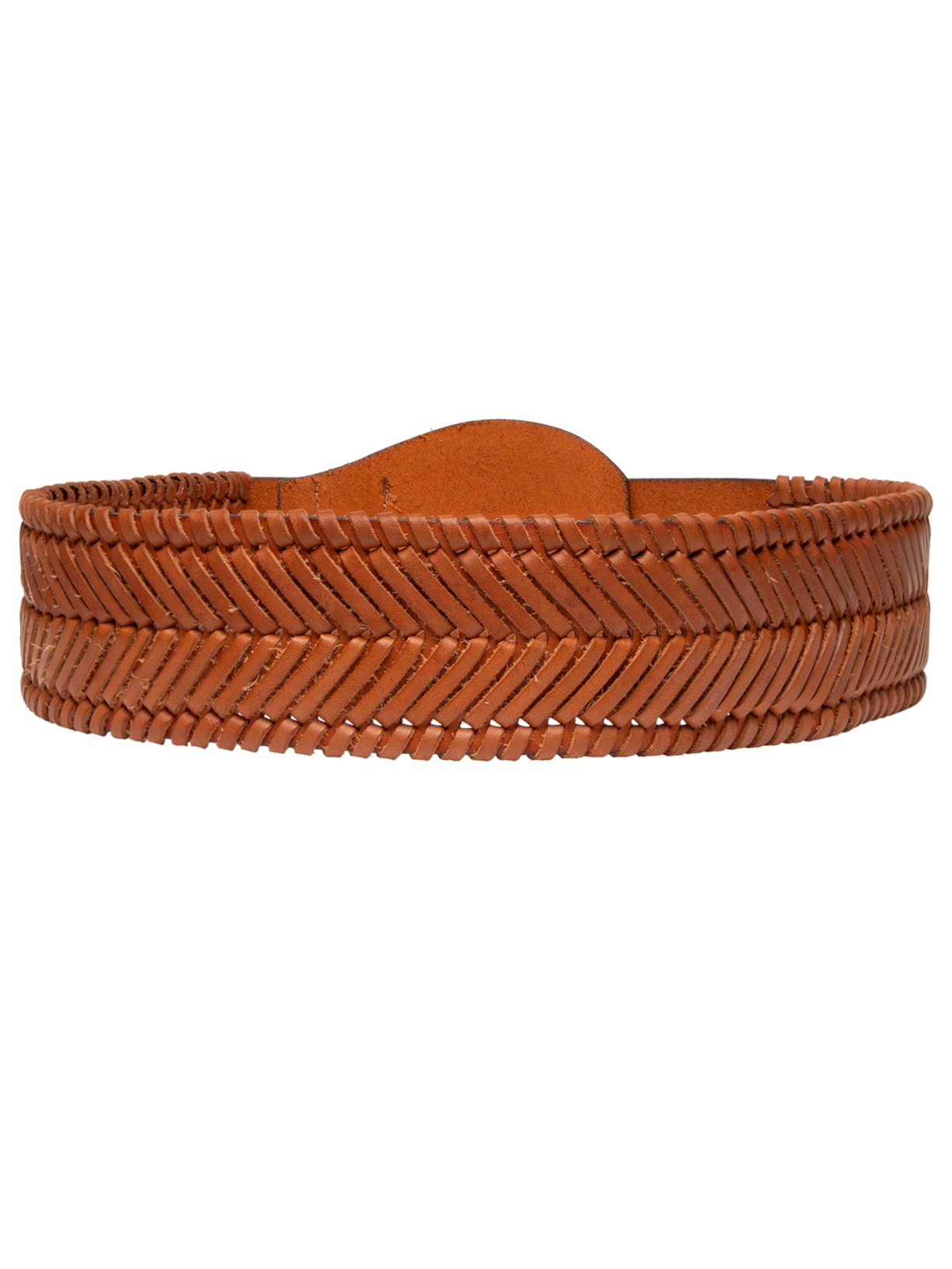 Cinto Feminino de Couro Maxi Tresset Marrom Animale