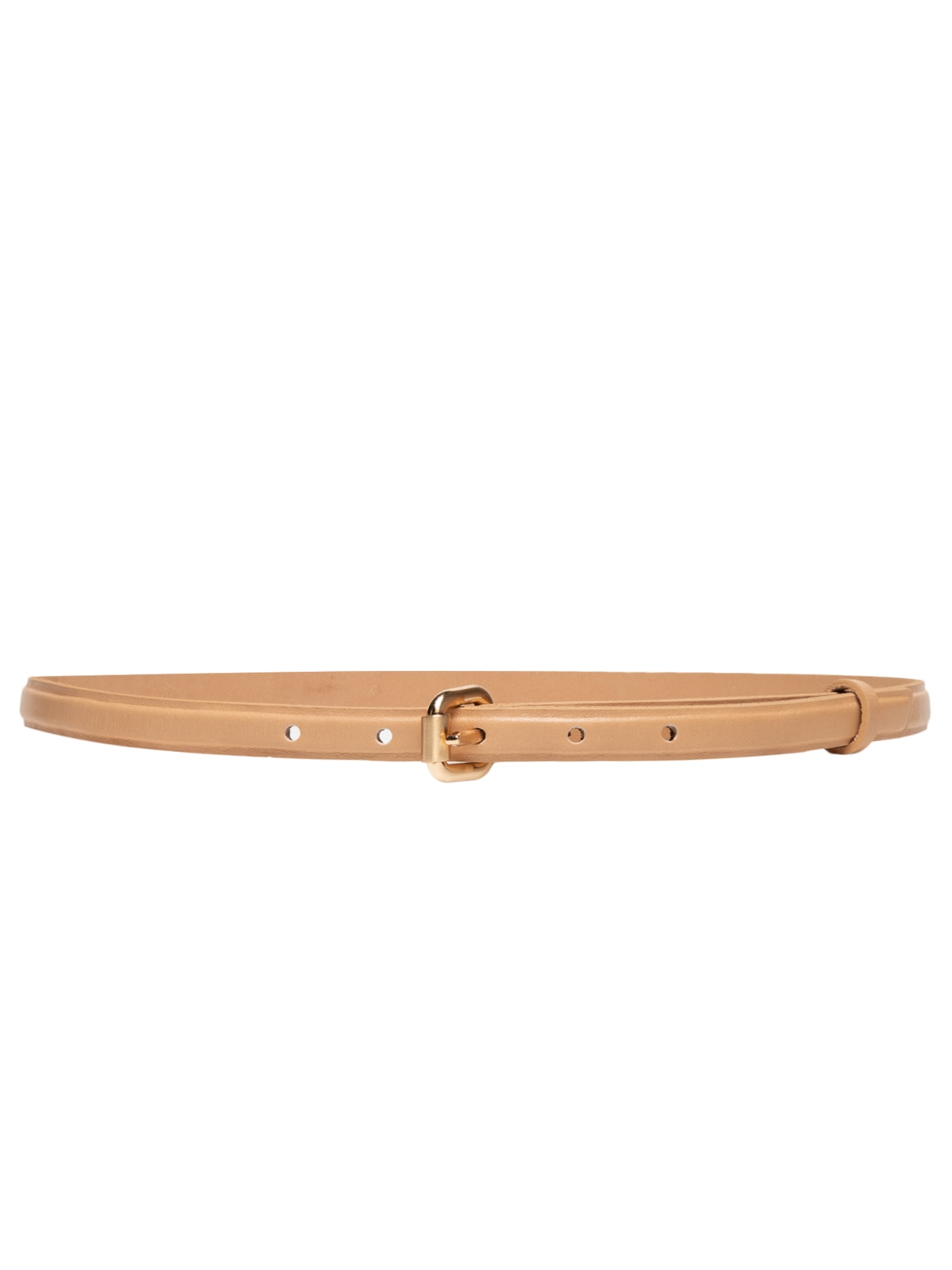 Cinto Feminino De Couro Mini Bold Bege Animale