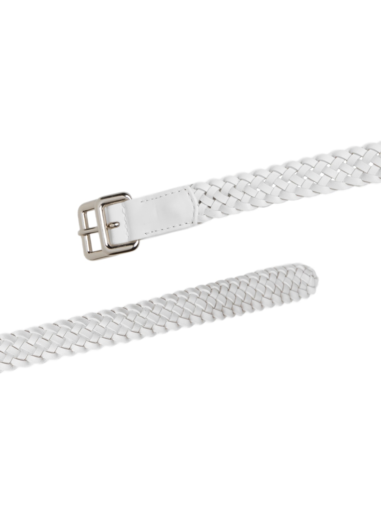 Cinto Feminino De Couro Mini Tresset Branco Animale