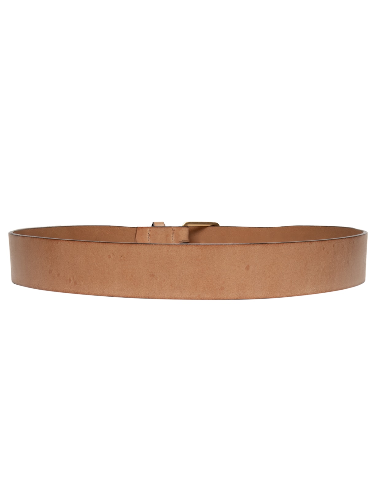 Cinto Feminino De Couro Ponteira Marrom Animale
