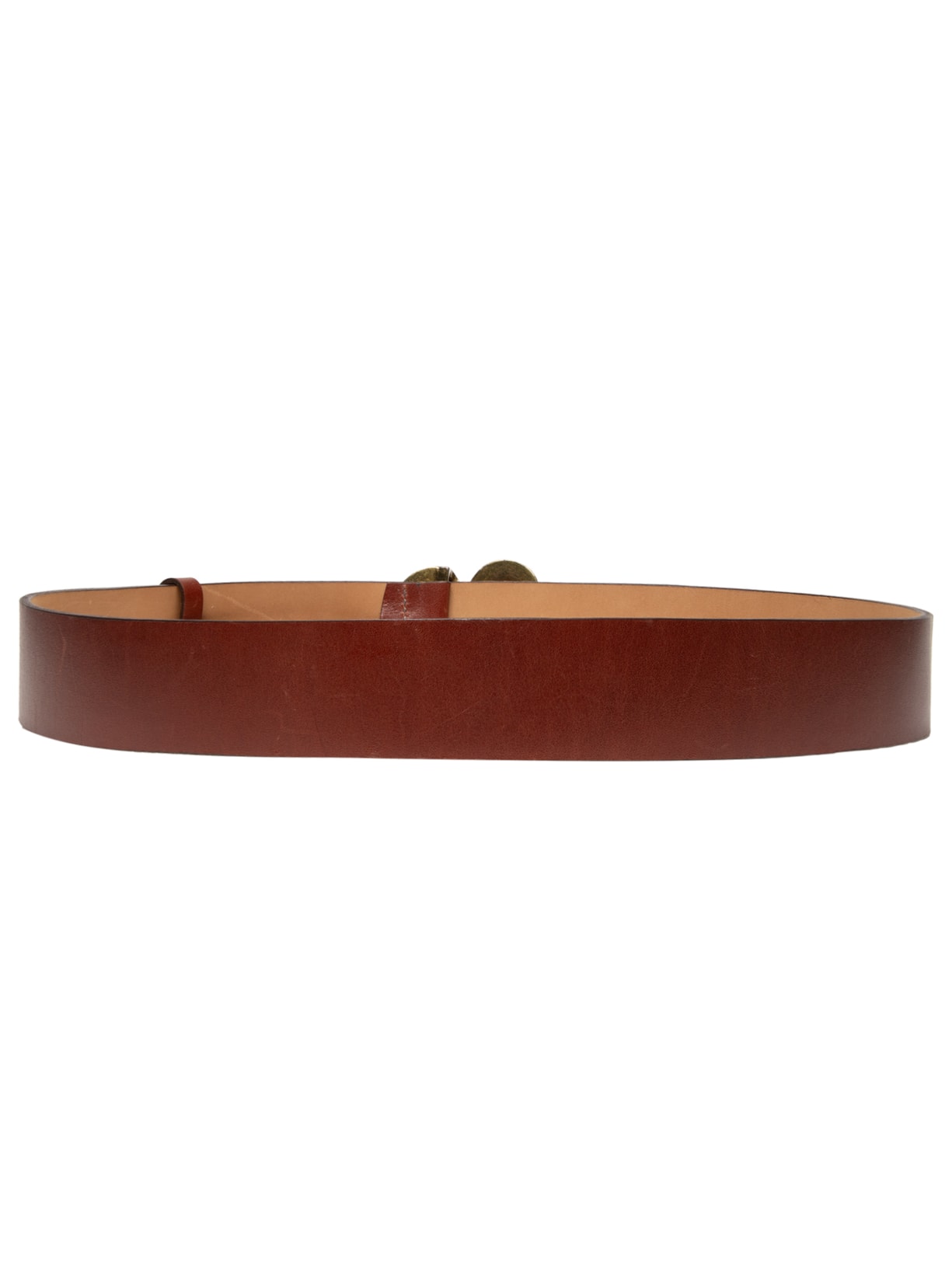 Cinto Feminino de Couro Snake Marrom Animale