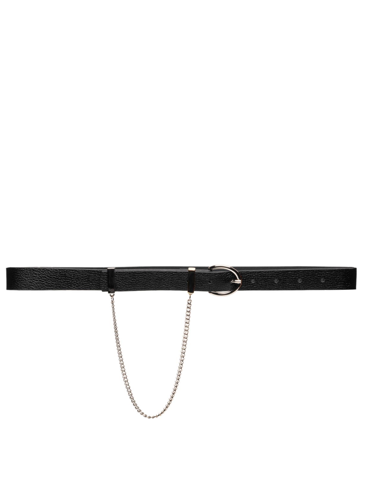 Cinto Feminino Detalhe Corrente Viena - Preto