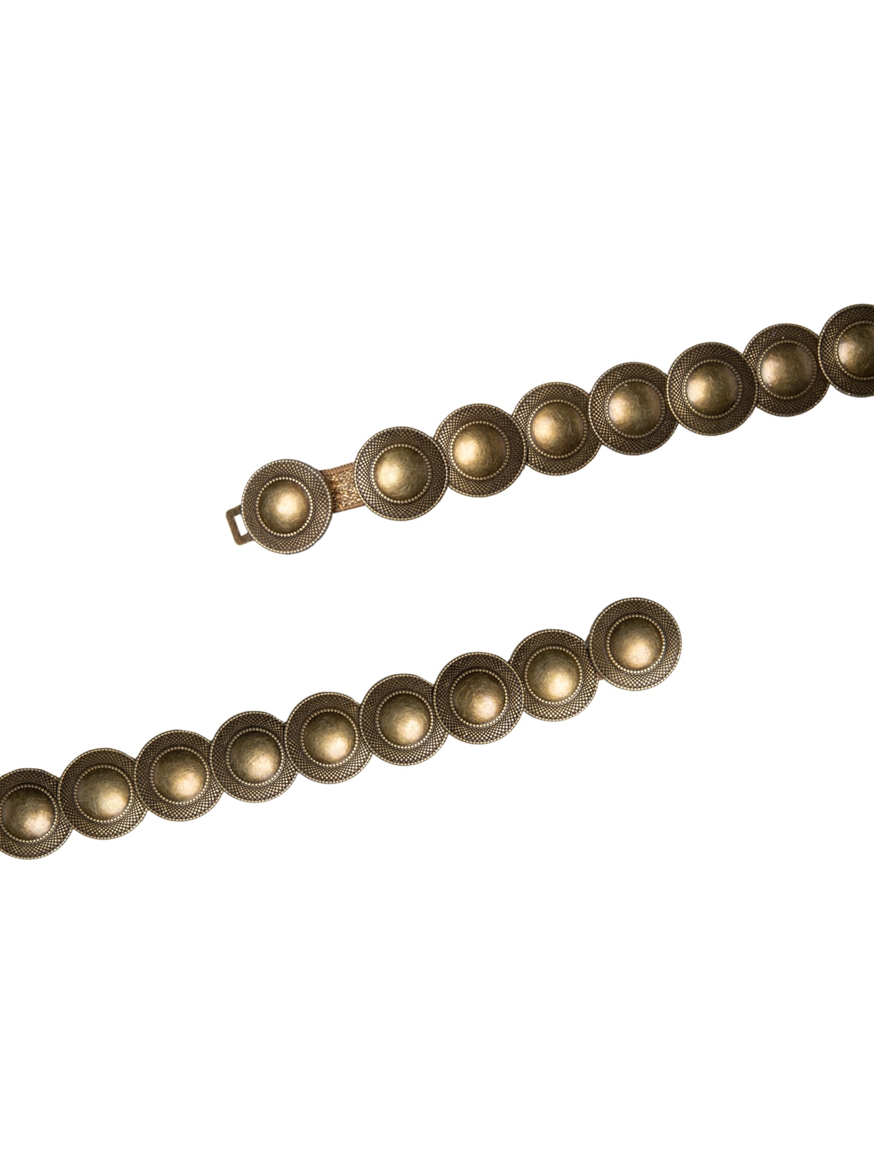 Cinto Feminino Elástico de Medalhas Marrom Maria Filó