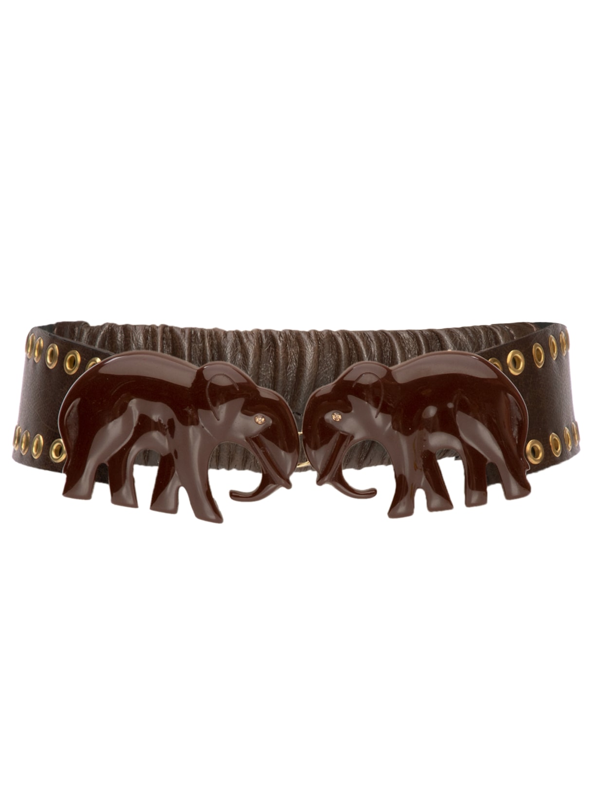 Cinto Feminino Elefantes - Marrom