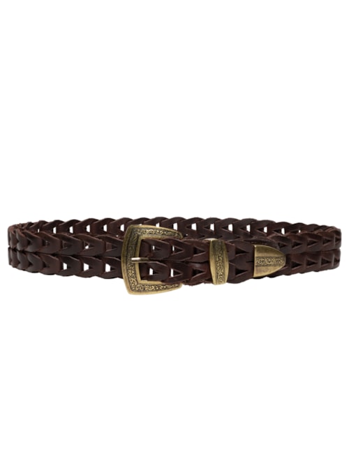 Cinto Feminino Elos Vintage - Marrom