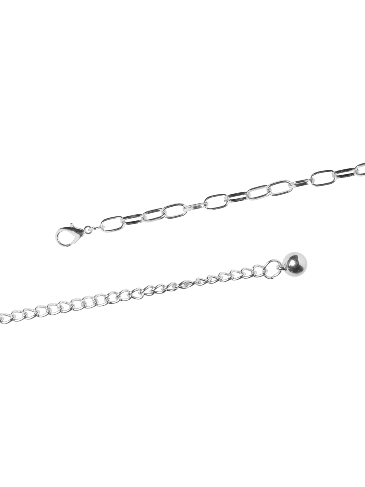 Cinto Feminino Em Corrente Prateado Market 33