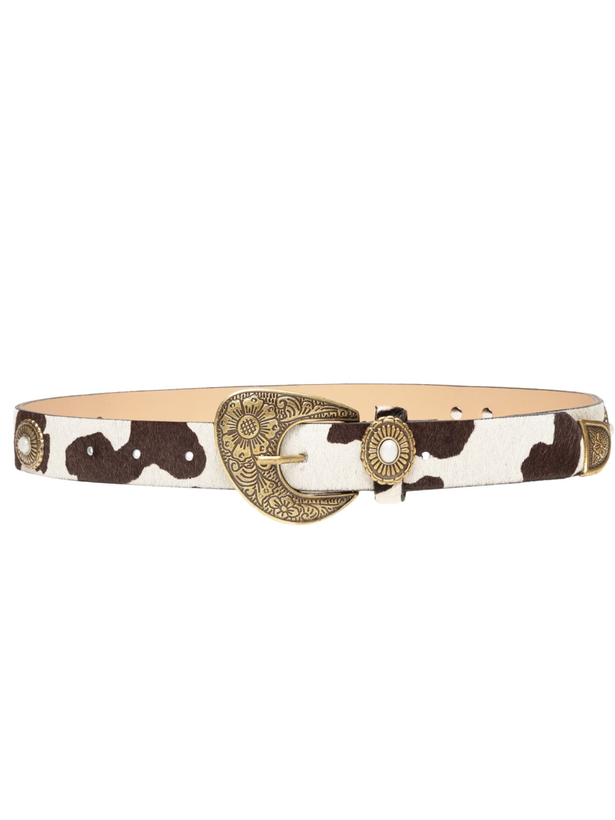 Cinto Feminino Em Couro - Animal Print