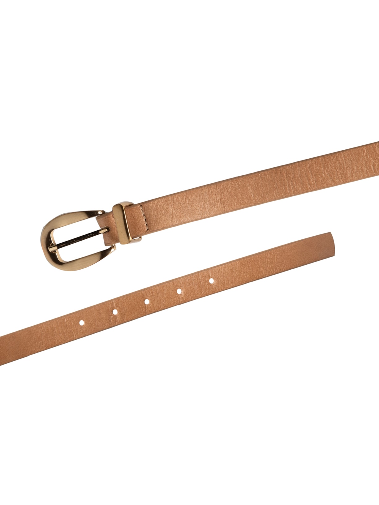 Cinto Feminino Em Couro Bege Market 33