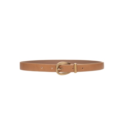 Cinto Feminino Em Couro - Bege