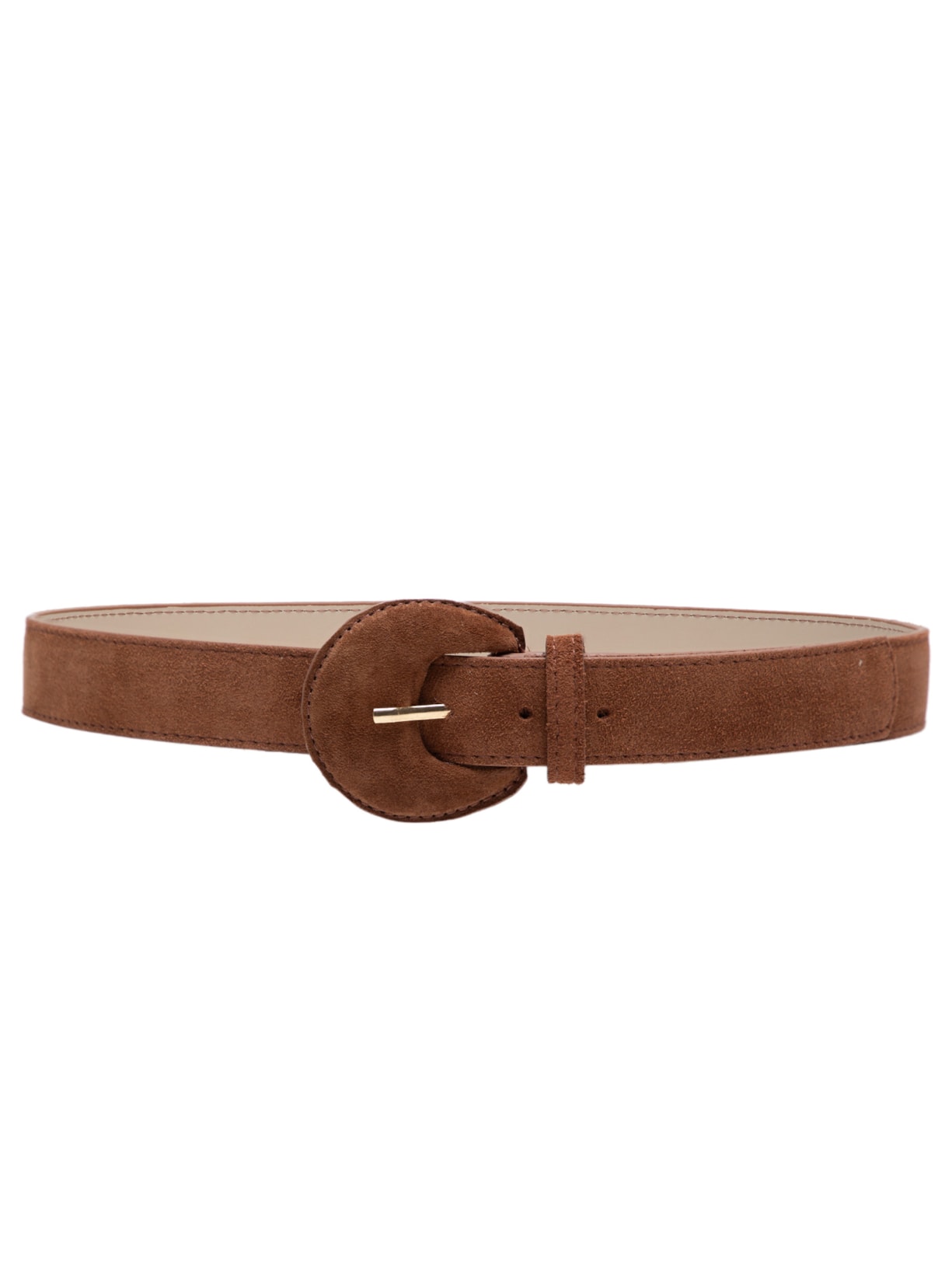 Cinto Feminino em Couro Camurça - Marrom