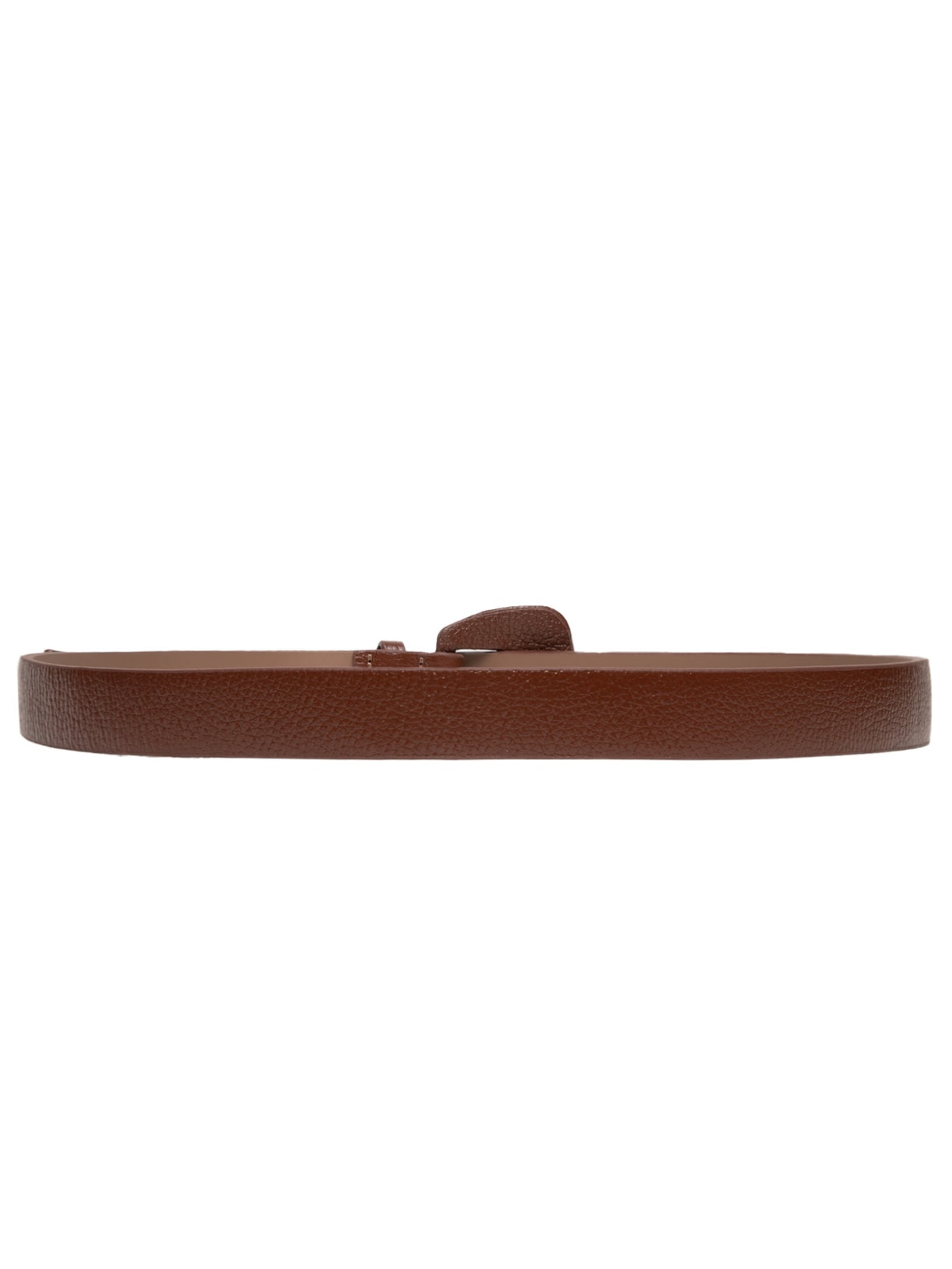 Cinto Feminino Em Couro Com Fivela Encapada Marrom Market 33