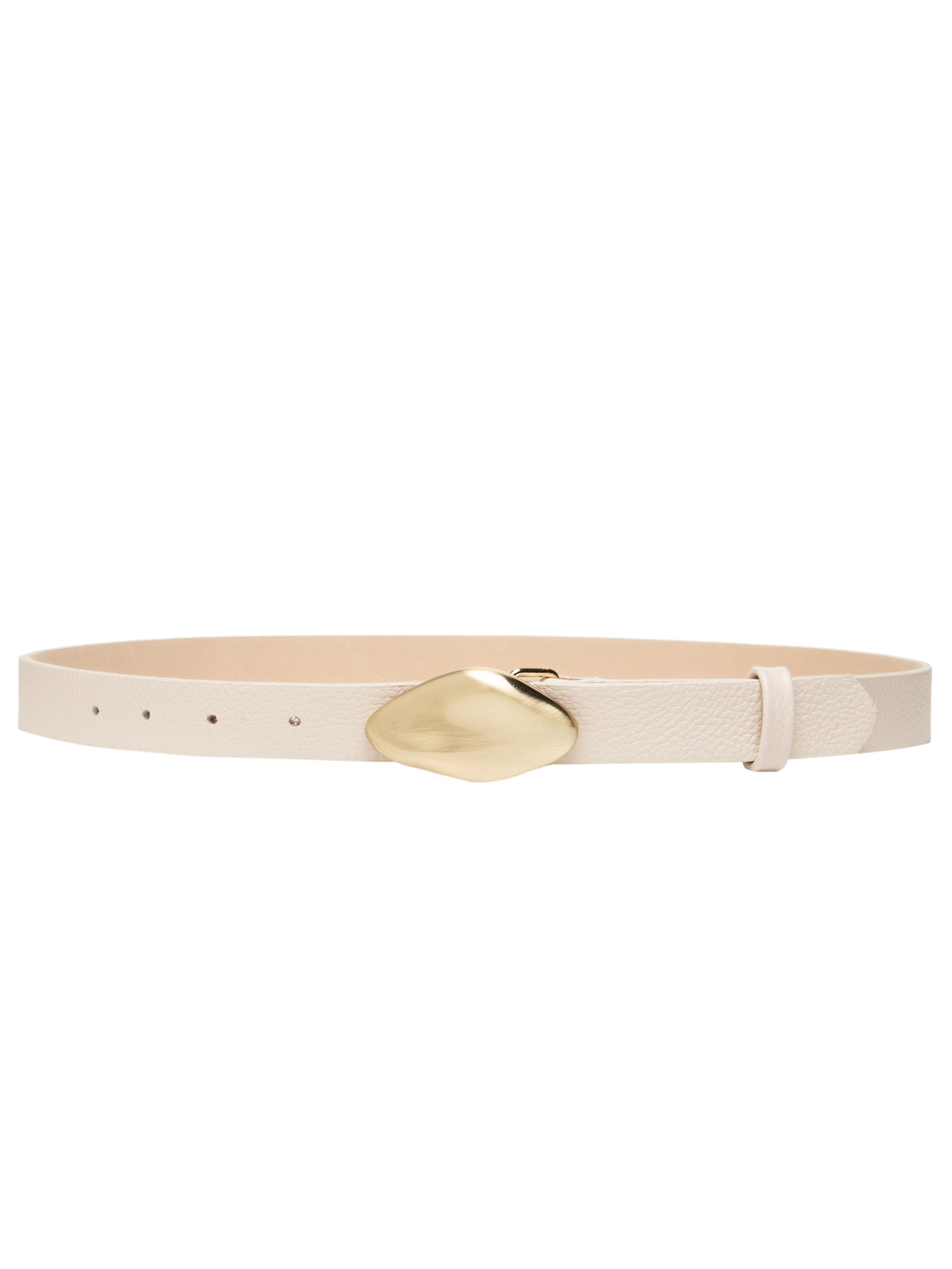 Cinto Feminino Em Couro Com Fivela Orgânica Off White Market 33