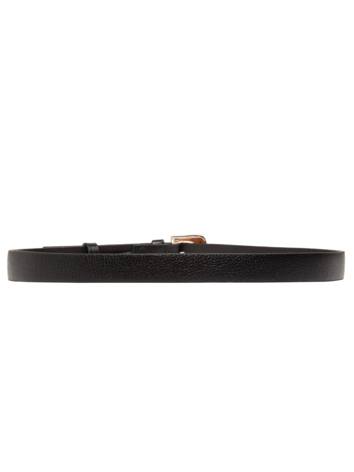 Cinto Feminino Em Couro Com Fivela Orgânica Preto '2Essential