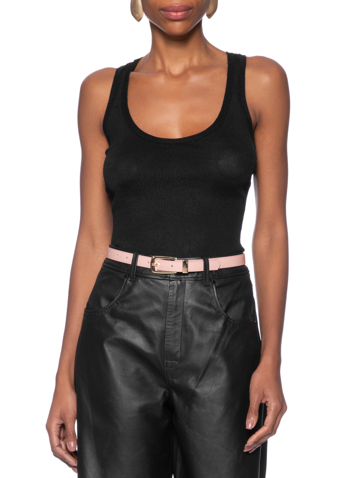 Cinto Feminino Em Couro Com Fivela Ouro Velho Rosa Market 33