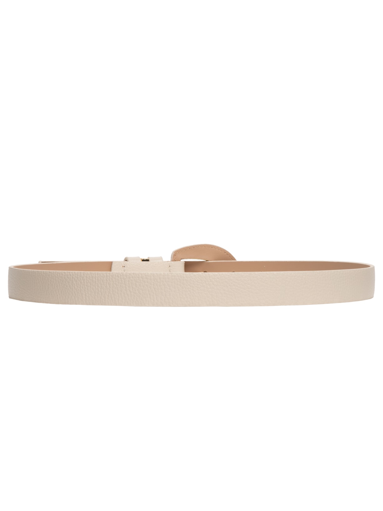 Cinto Feminino Em Couro Com Fivela Oval Encapada Off White Market 33
