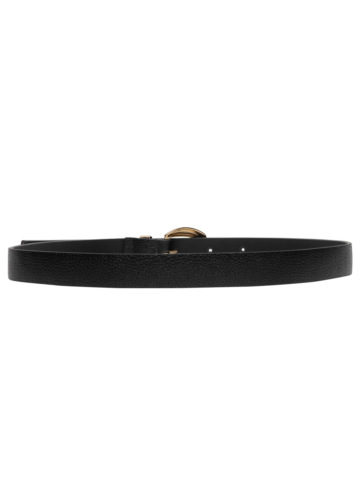 Cinto Feminino Em Couro Com Fivela Quadrada Preto Market 33