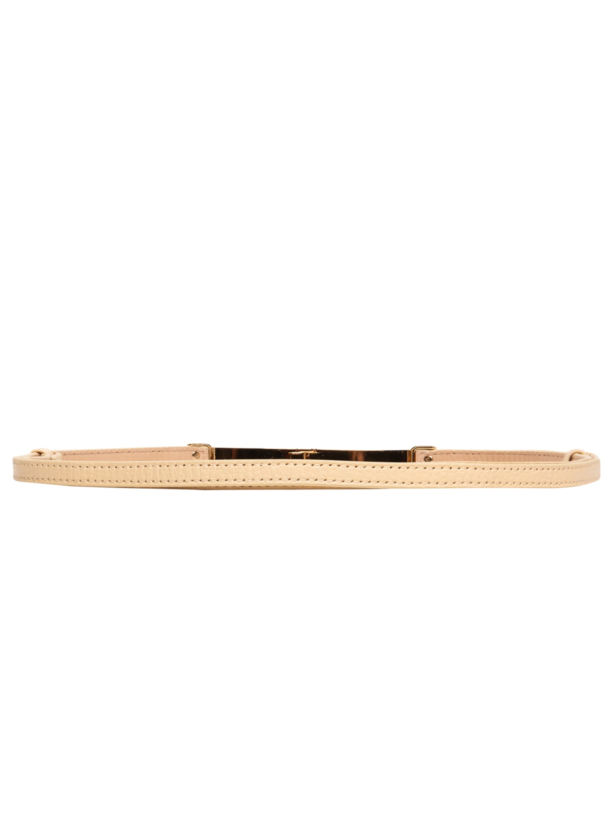 Cinto Feminino Em Couro Com Fivela Retangular Amarelo Market 33