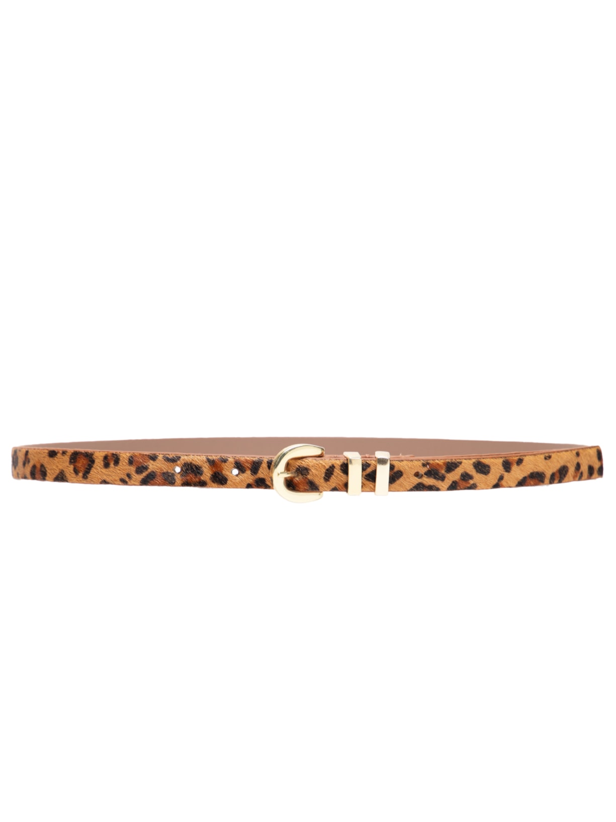 Cinto Feminino Em Couro Estampa Onça - Animal Print