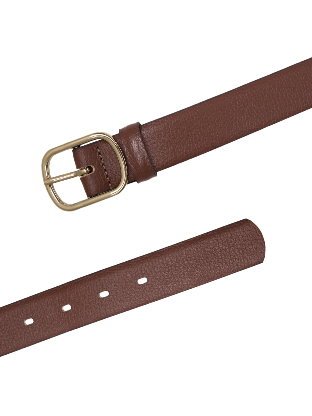 Cinto Feminino Em Couro Marrom '2Essential