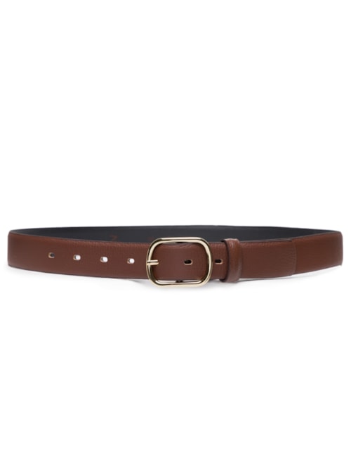 Cinto Feminino Em Couro - Marrom