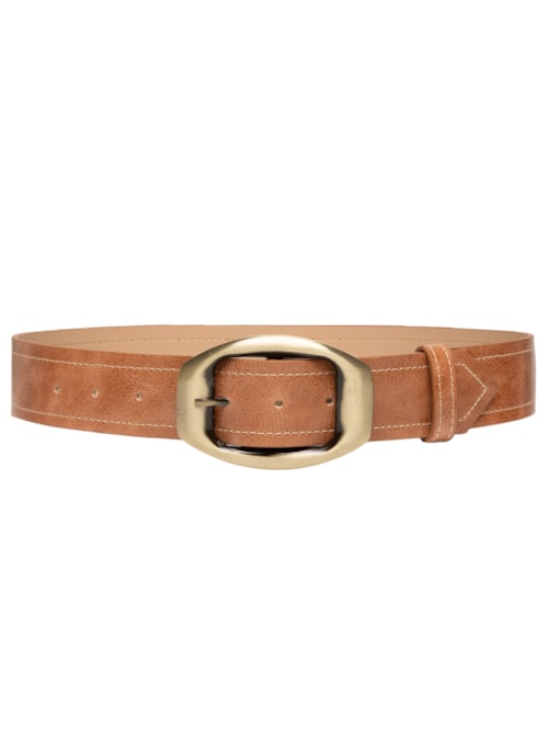 Cinto Feminino em Couro - Marrom
