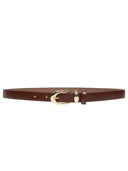 Cinto Feminino Em Couro - Marrom