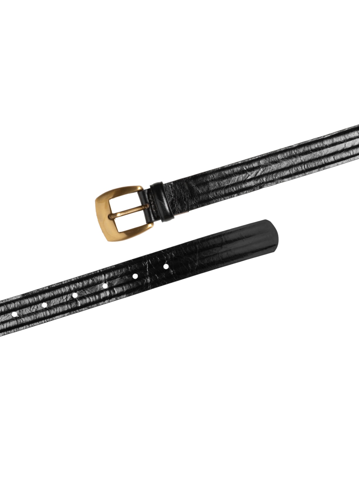 Cinto Feminino Em Couro Preto Market 33