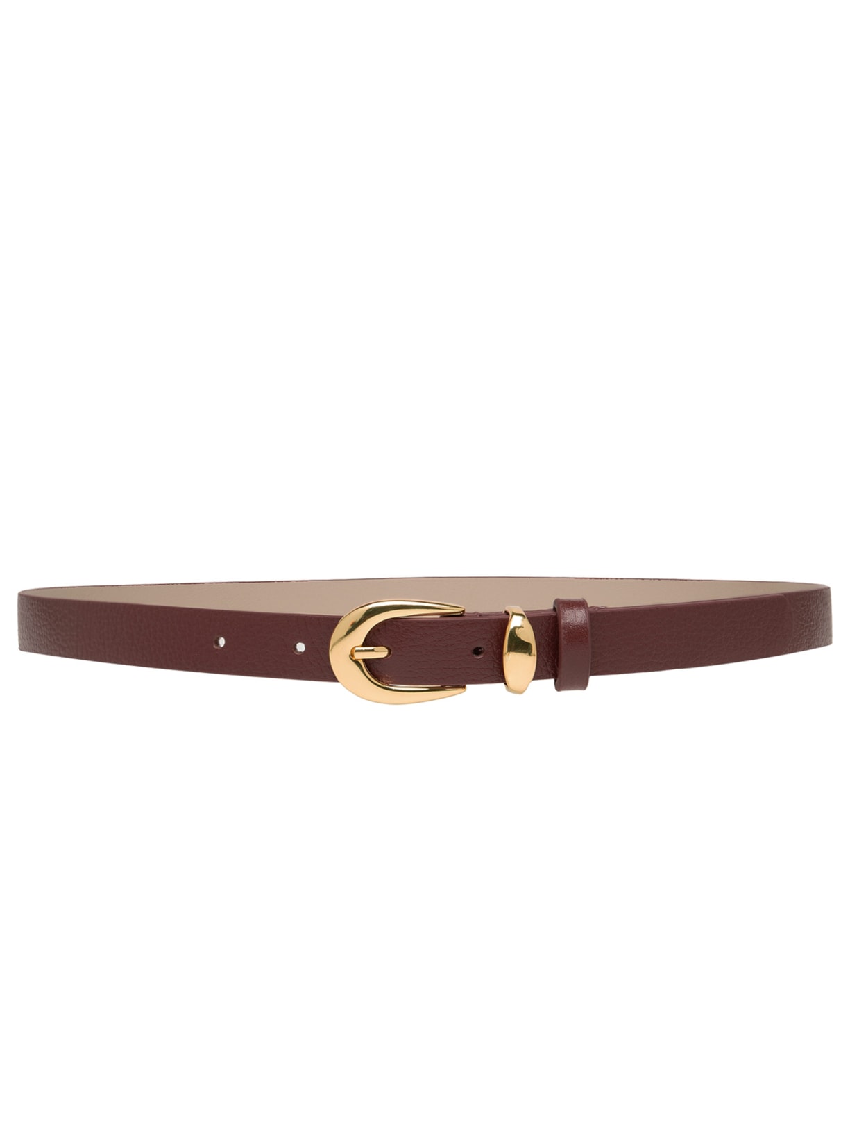 Cinto Feminino em Couro Vermelho Market 33
