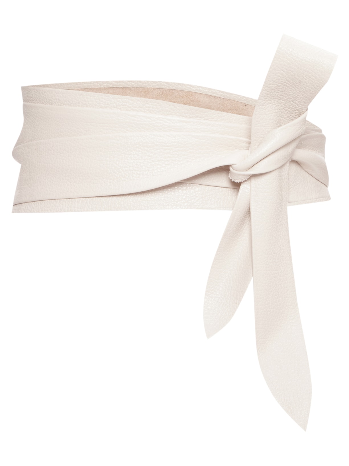 Cinto Feminino Faixa Couro - Off-White