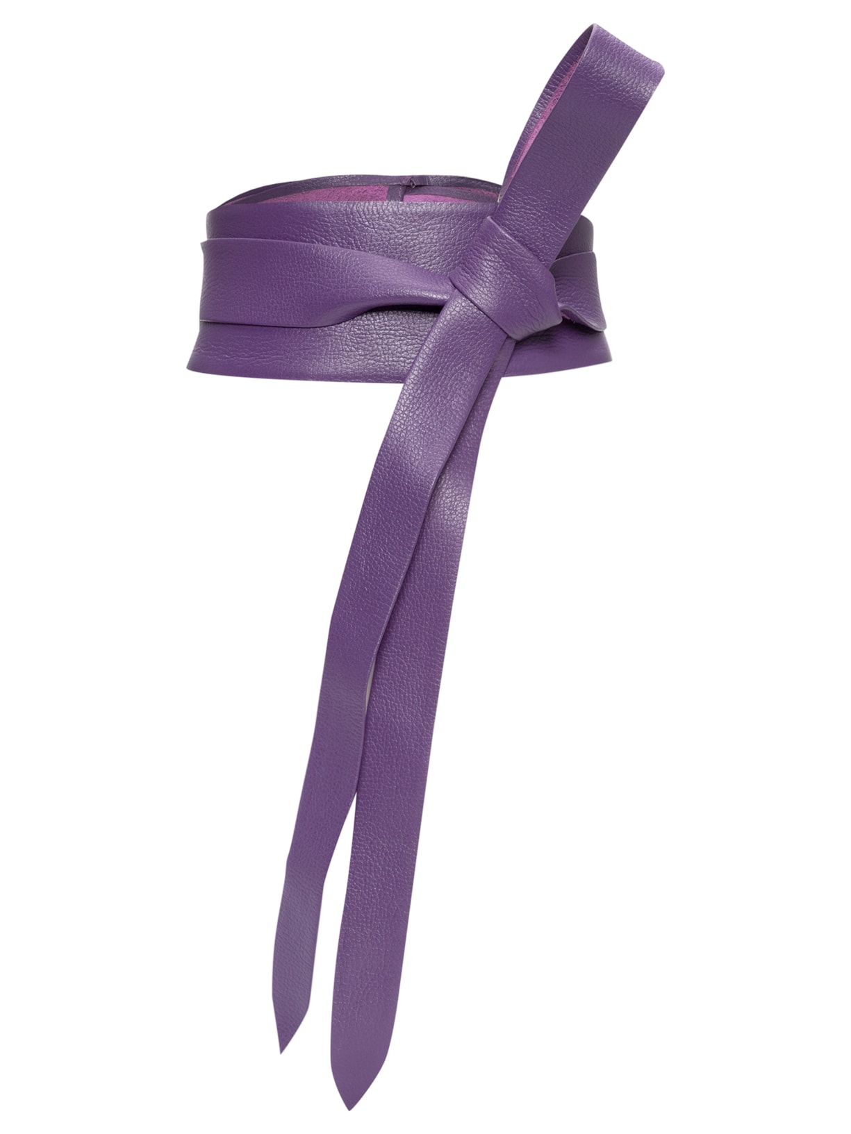 Cinto Feminino Faixa Couro - Roxo