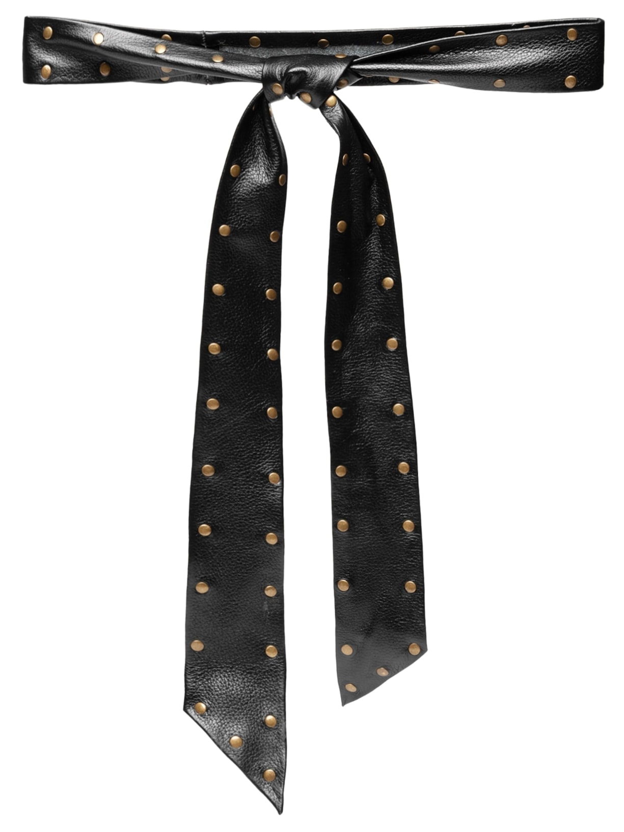 Cinto Feminino Faixa Em Couro Com Apliques Metálicos Preto Market 33