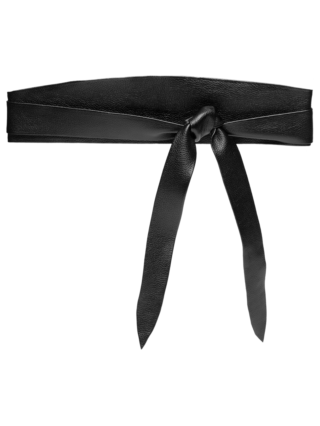 Cinto Feminino Faixa Em Couro - Preto