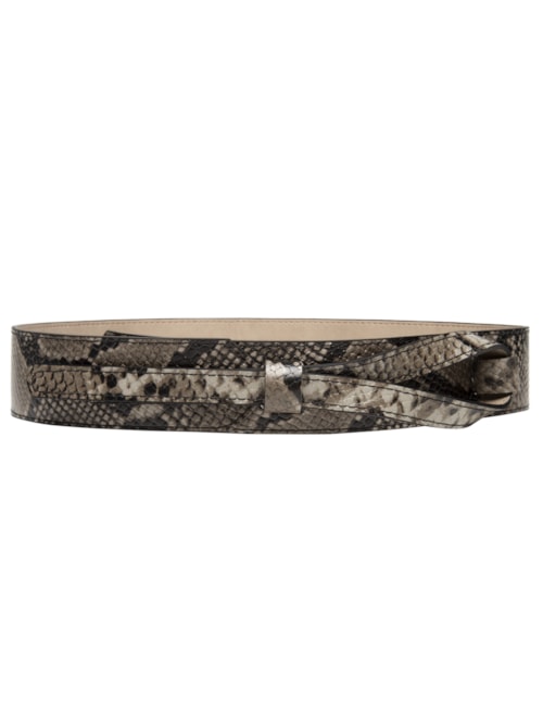 Cinto Feminino Faixa Médio Couro - Animal Print