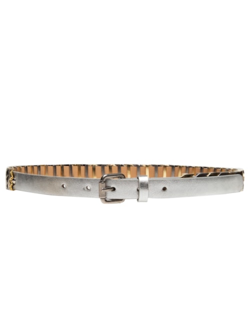 Cinto Feminino Ferragens - Prateado