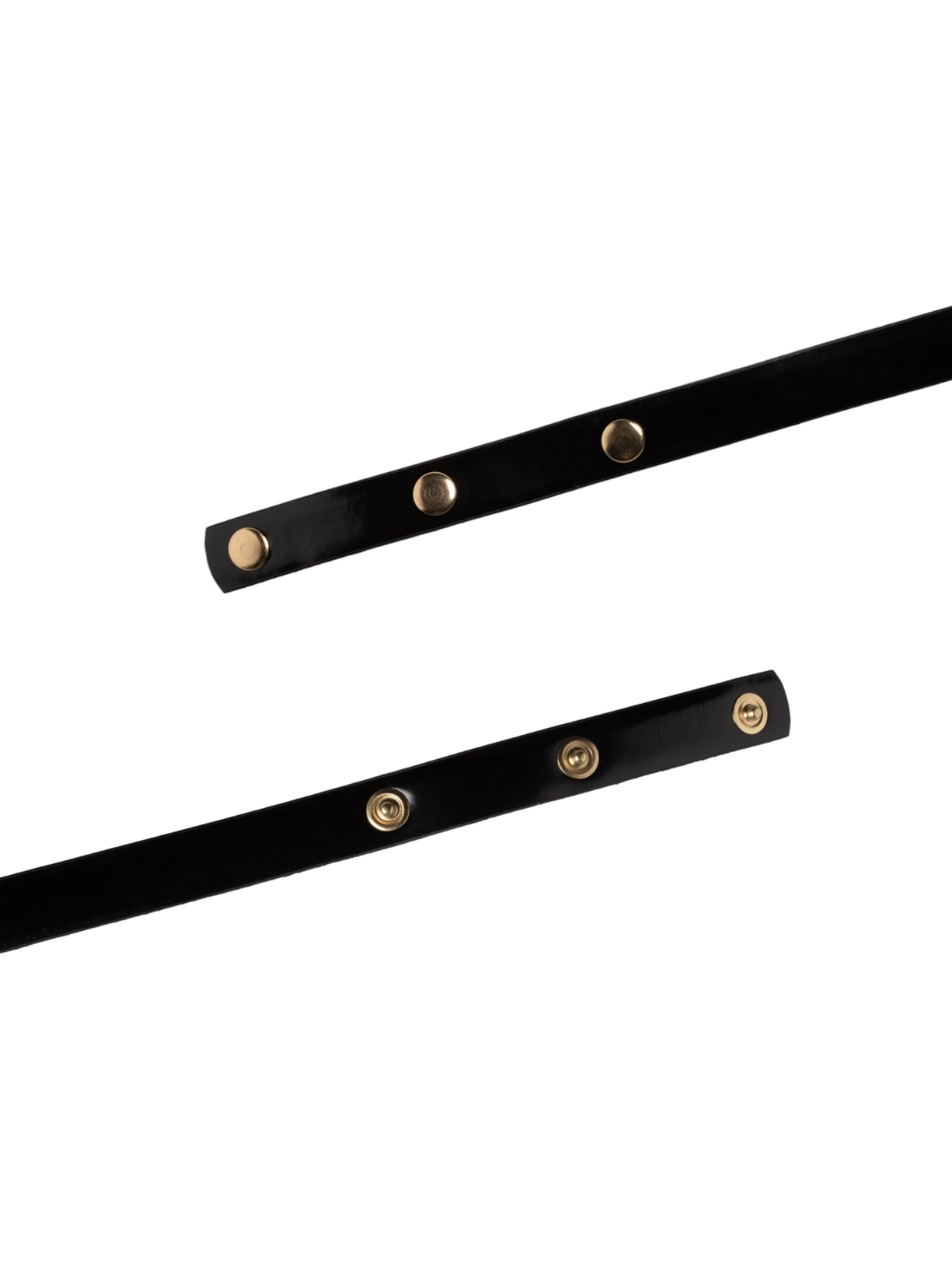 Cinto Feminino Fino Em Couro Fivela Quadrada Furos Preto '2Essential