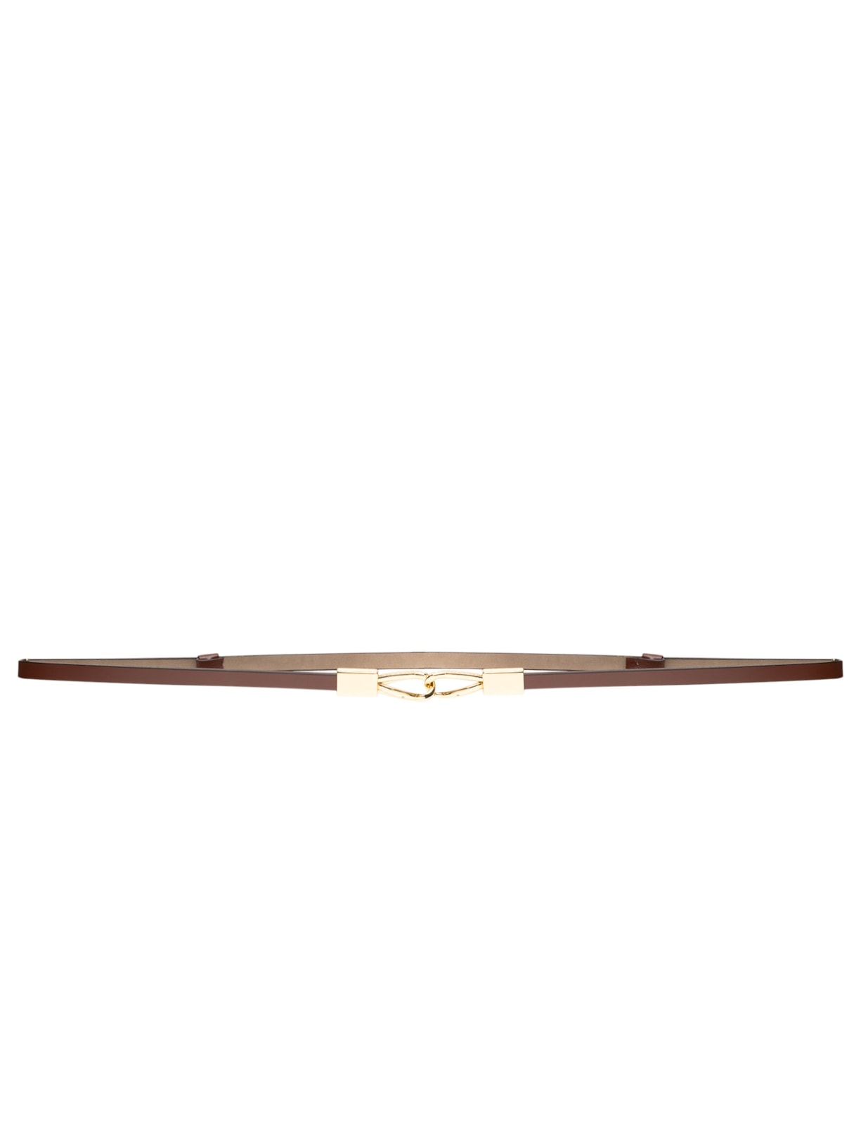 Cinto Feminino Fino Em Couro - Marrom