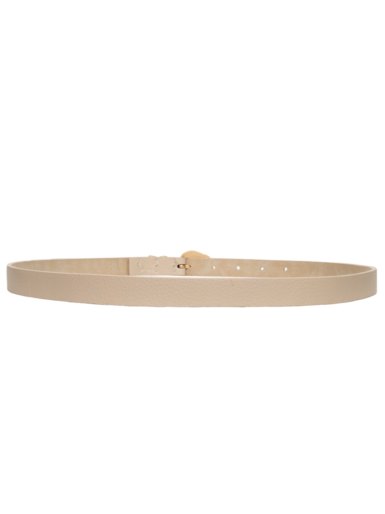 Cinto Feminino Fino Fivela Detalhada Off White Basiq