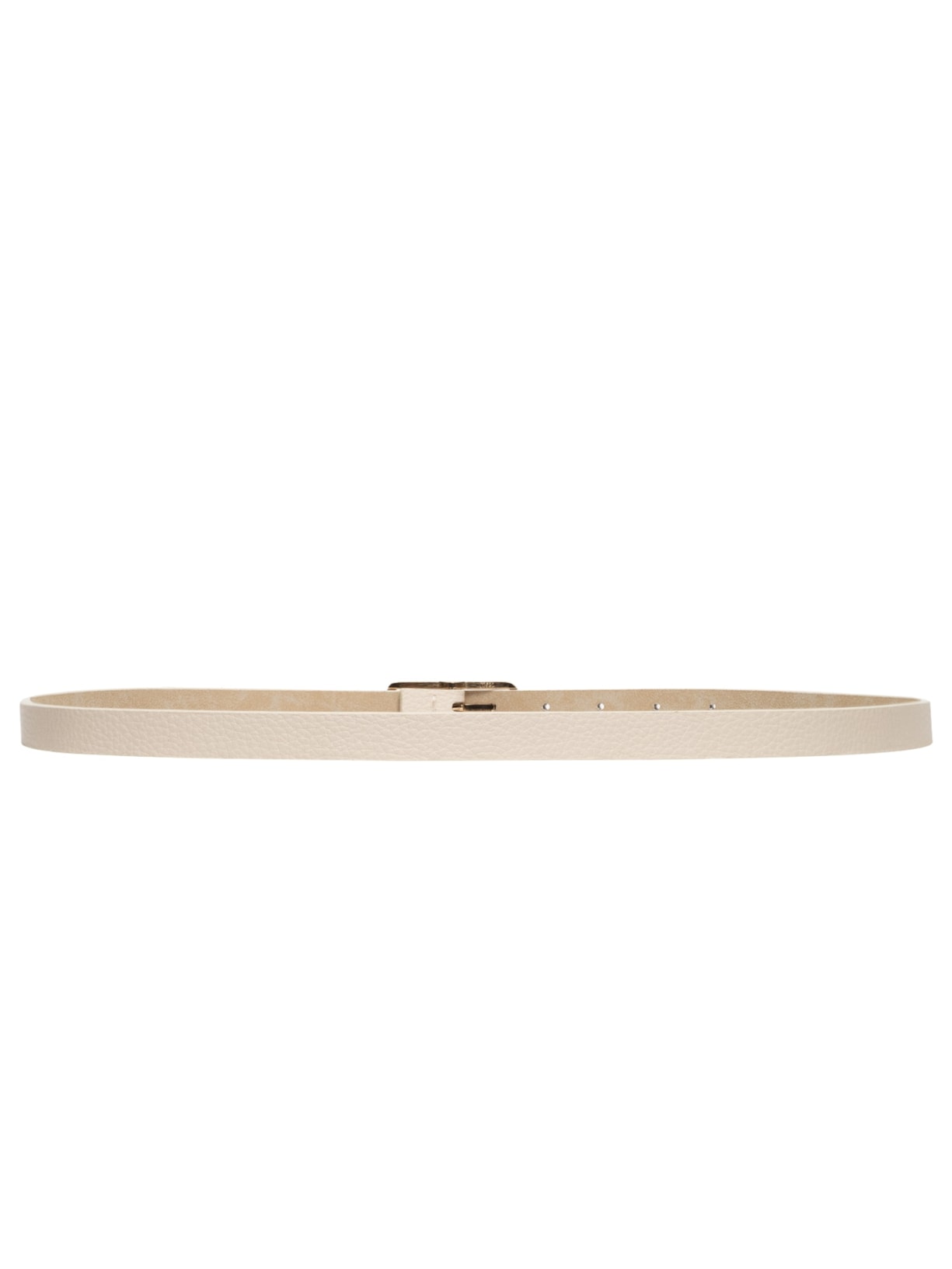 Cinto Feminino Fino Fivela Quadrada Off White Basiq