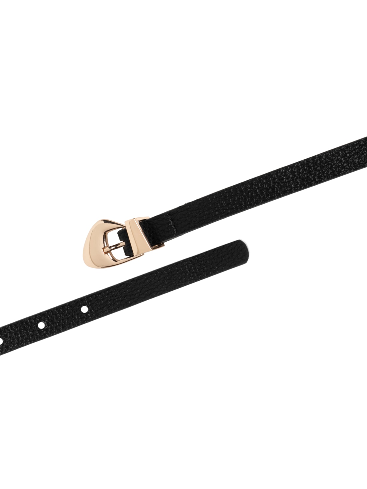 Cinto Feminino Fivela E Passante Metálicos Preto Basiq