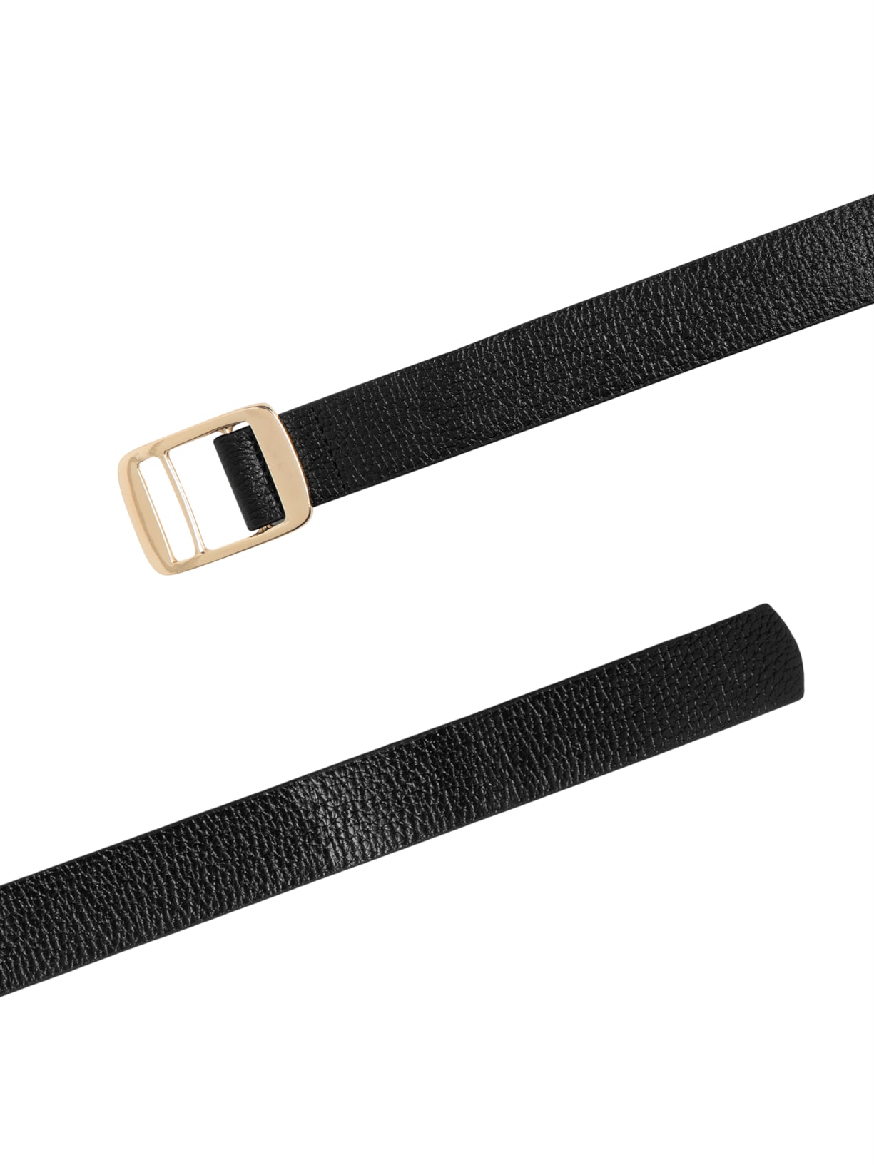 Cinto Feminino Fivela Metálica Preto Basiq