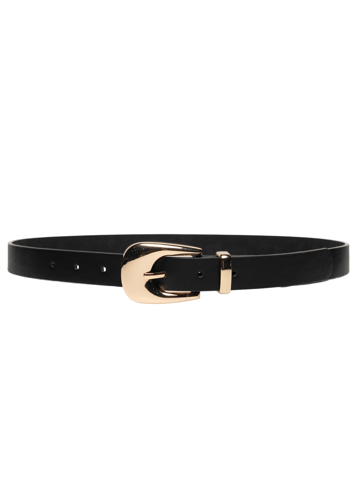 Cinto Feminino Fivela Orgânica Preto Basiq