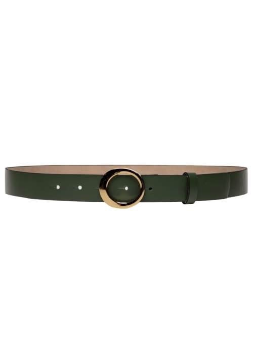 Cinto Feminino Fivela Redonda - Verde