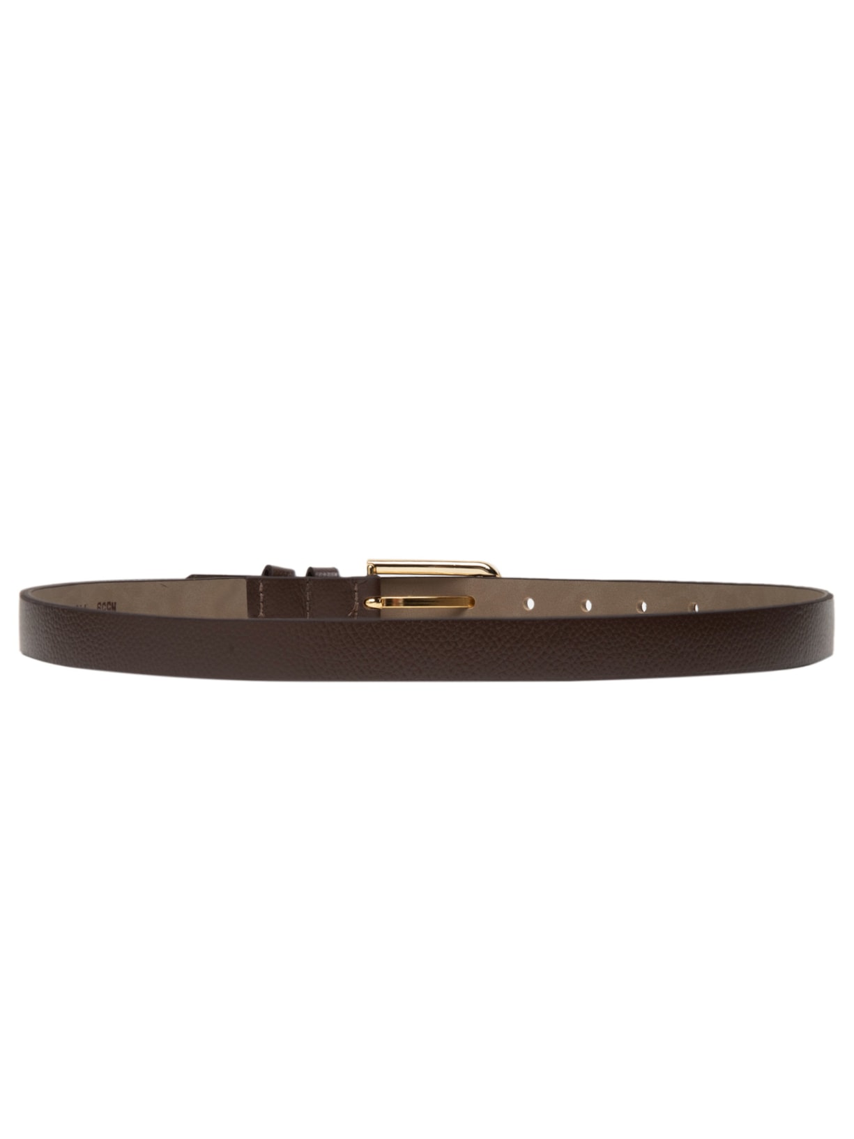 Cinto Feminino Fivela Retangular Em Couro Marrom '2Essential