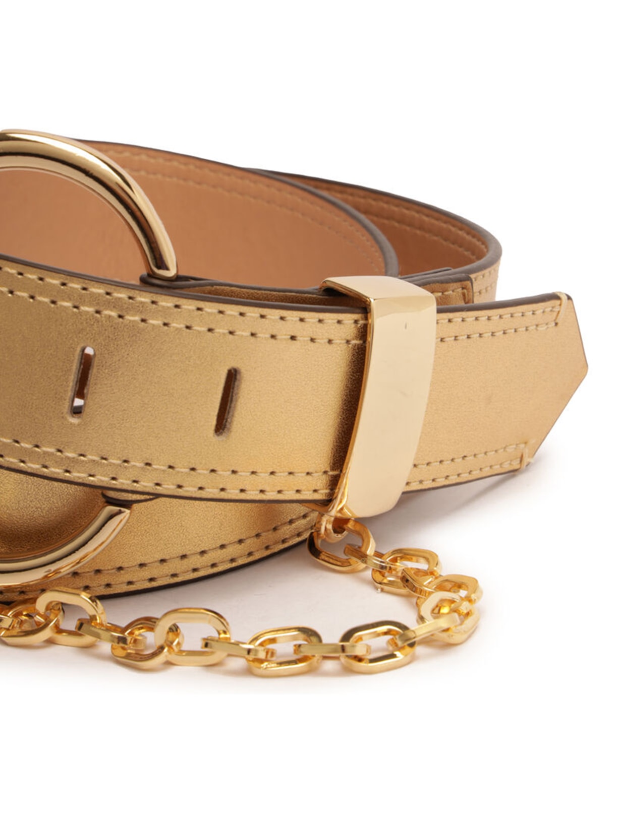 Cinto Feminino Havana Dourado Schutz